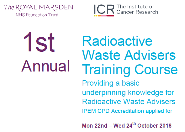 Royalmarsden Radioactive Waste Course